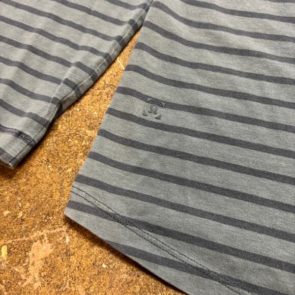 Lululemon Athletica 5 Year Basic Long Sleeve Striped Shirt Men's Large - Picture 4 of 7